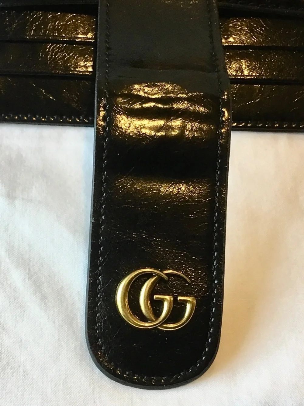 GUCCI SMAL BLACK UNISEX CARDS ORGANIZERS LEATHER WALLET